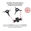 DJI Mini 3 Pro Gimbal Rubber Absorbing Original for Mini 3 Pro Karet